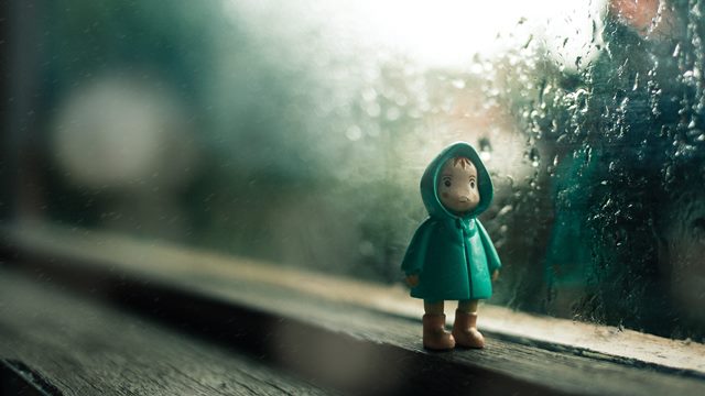 雨漏り　人形